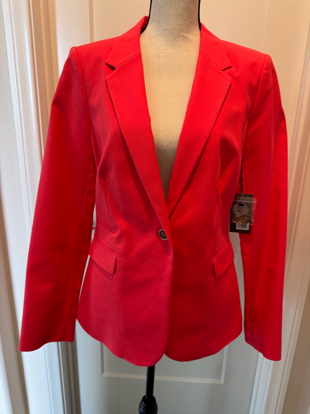 Vince Camuto coral blazer size 14